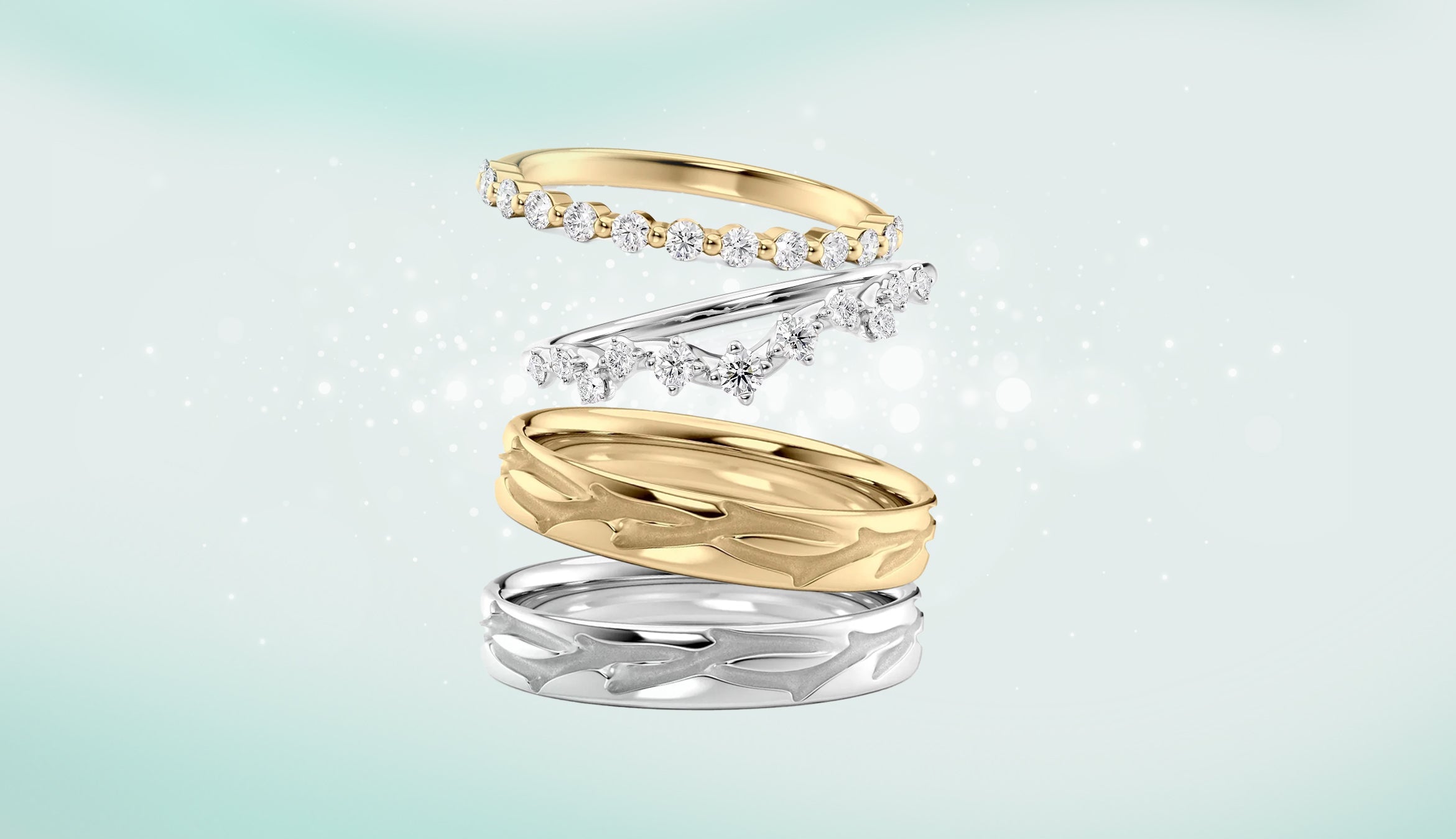 Cigar Wedding Bands KNT Jewelry