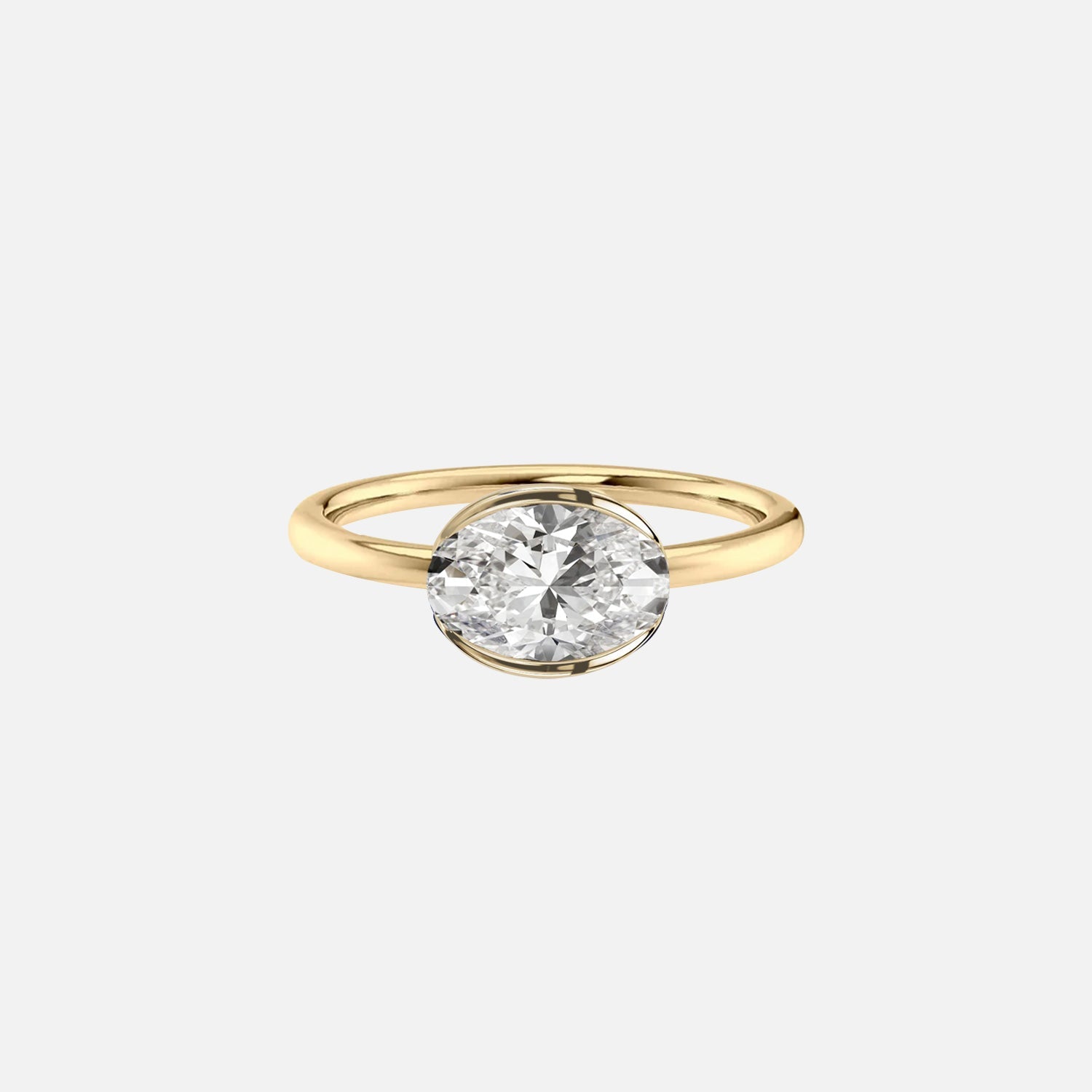 Amanda Lab Diamond 14k Yellow Gold 1