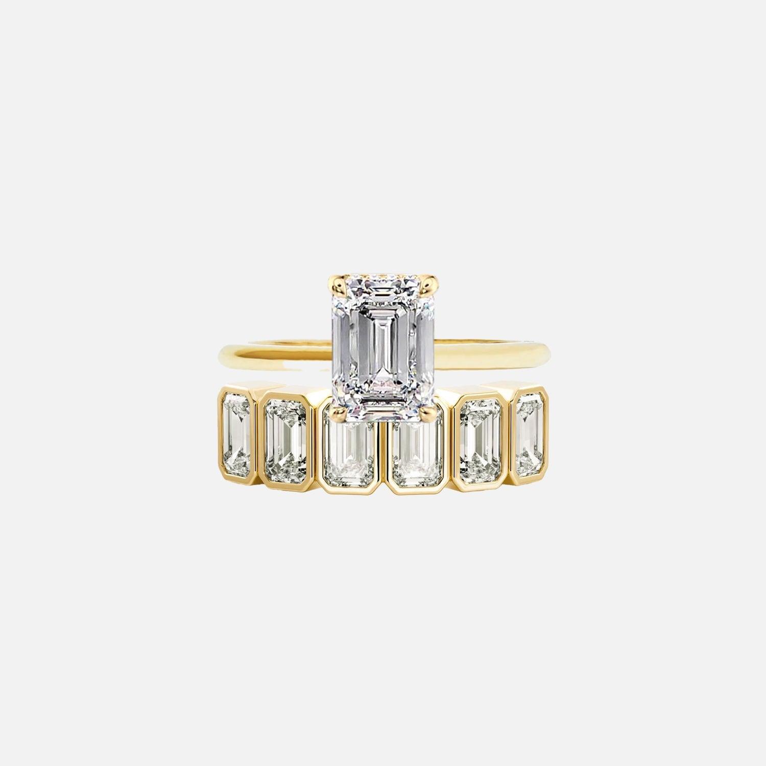 Emerald Harmony Ring Stack - KNT - Engagement Rings, Wedding Bands & Fine Jewelry