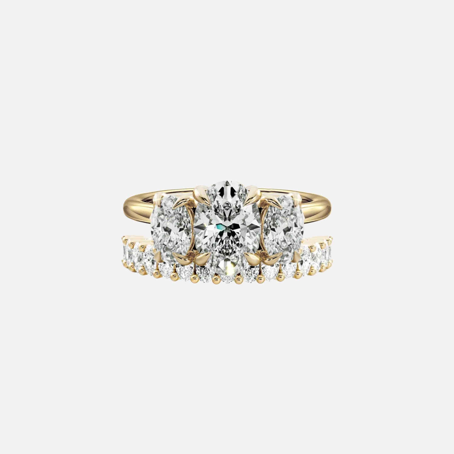Oval Belle & Noble Ring Stack - KNT - Engagement Rings, Wedding Bands & Fine Jewelry
