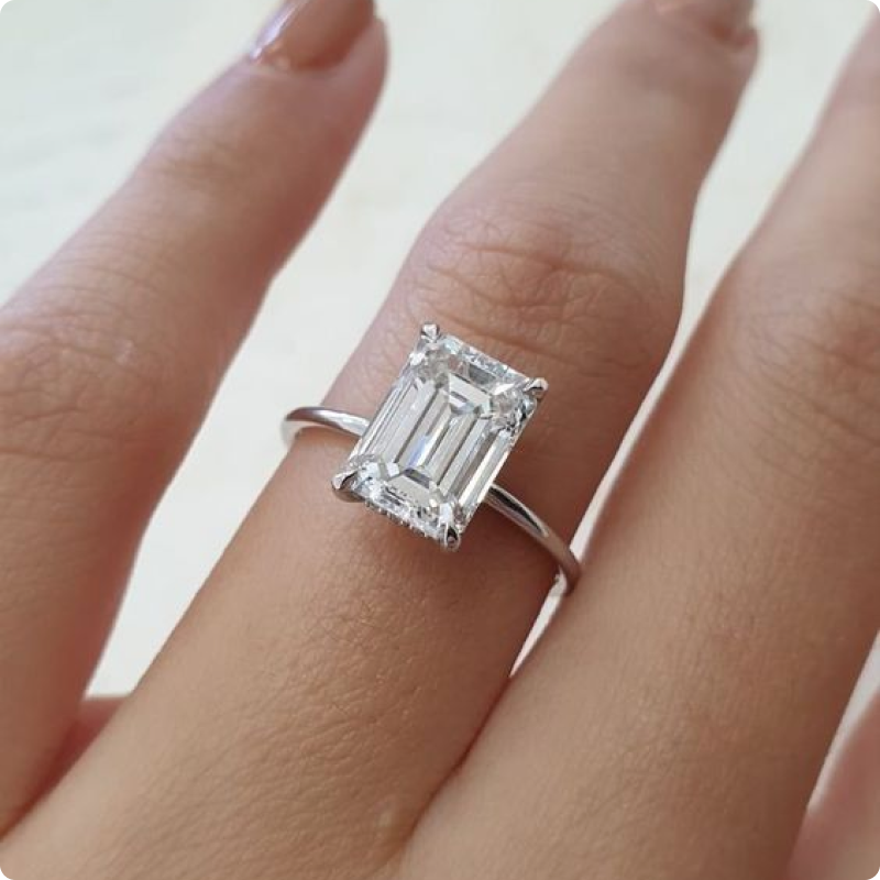Emerald step cut