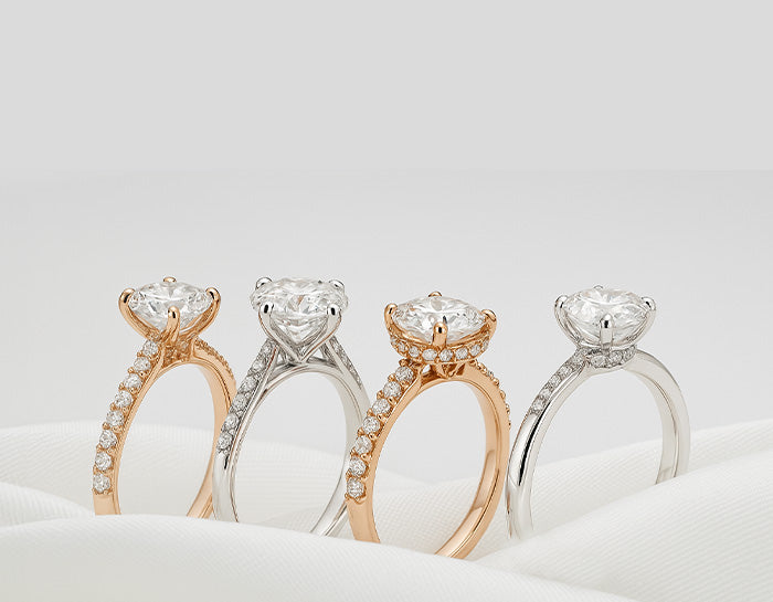 Round Cut Engagement Rings