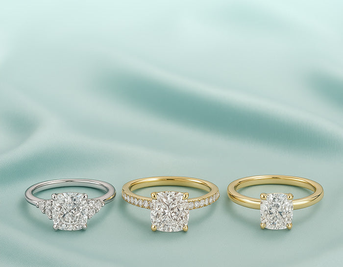 Cushion Cut Engagement Rings