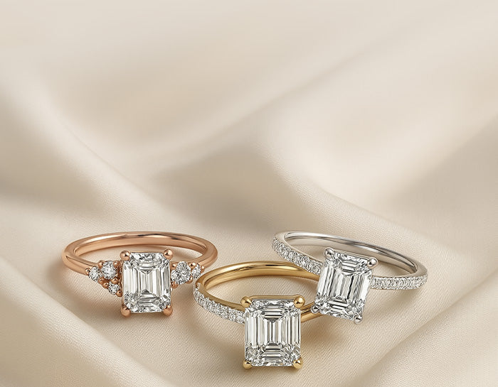 Emerald Cut Engagement Rings