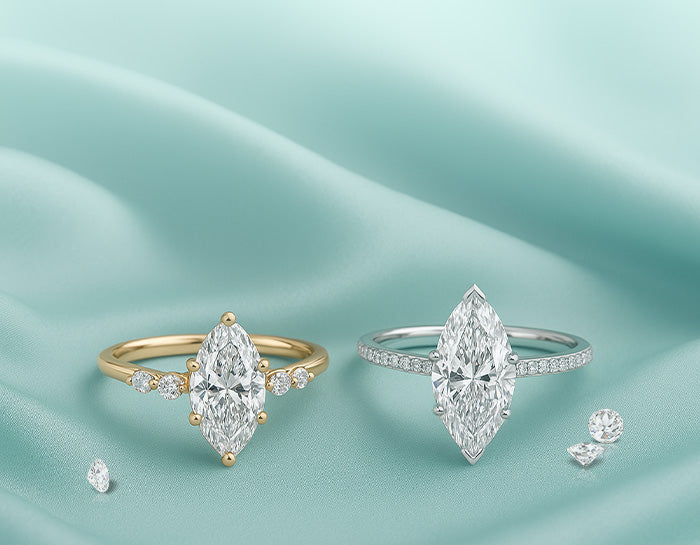 Marquise Cut Engagement Rings