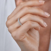 The Pave Alisha Moissanite Ring - KNT - Engagement Rings, Wedding Bands & Fine Jewelry