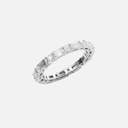  Alternating Emerald And Round Basket Eternity Ring 14k White Gold 2 1 002