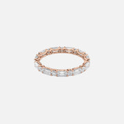  Alternating Emerald And Round U Prong Eternity Ring 14k Rose Gold 2 0 001