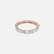  Alternating Emerald And Round U Prong Eternity Ring 14k Rose Gold 2 6 001