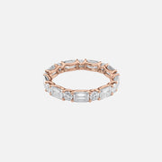  Alternating Emerald And Round U Prong Eternity Ring 14k Rose Gold 3 5 001