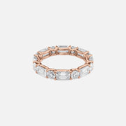  Alternating Emerald And Round U Prong Eternity Ring 14k Rose Gold 4 2 001