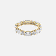  Alternating Emerald And Round U Prong Eternity Ring 14k Yellow Gold 4 2 001
