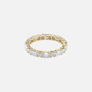  Alternating Emerald And Round U Prong Eternity Ring 18k Yellow Gold 3 2 001