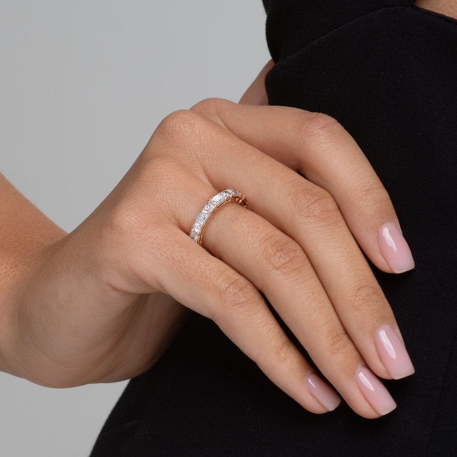  Alternating Radiant And Round Basket Eternity Ring 14k Rose Gold 2 8 004 Final