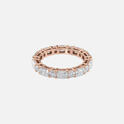  Alternating Radiant And Round Basket Eternity Ring 18k Rose Gold 2 8 001