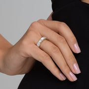  Alternating Radiant And Round U Prong Eternity Ring 14k Yellow Gold 5 7 004 Final