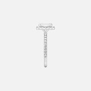 The Halo Amadora Radiant Pave Moissanite Ring - KNT - Engagement Rings, Wedding Bands & Fine Jewelry