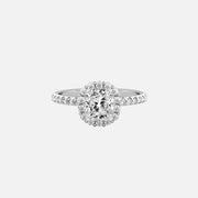 The Halo Amadora Cushion Pave Moissanite Ring - KNT - Engagement Rings, Wedding Bands & Fine Jewelry