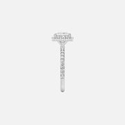 The Halo Amadora Princess Pave Moissanite Ring - KNT - Engagement Rings, Wedding Bands & Fine Jewelry