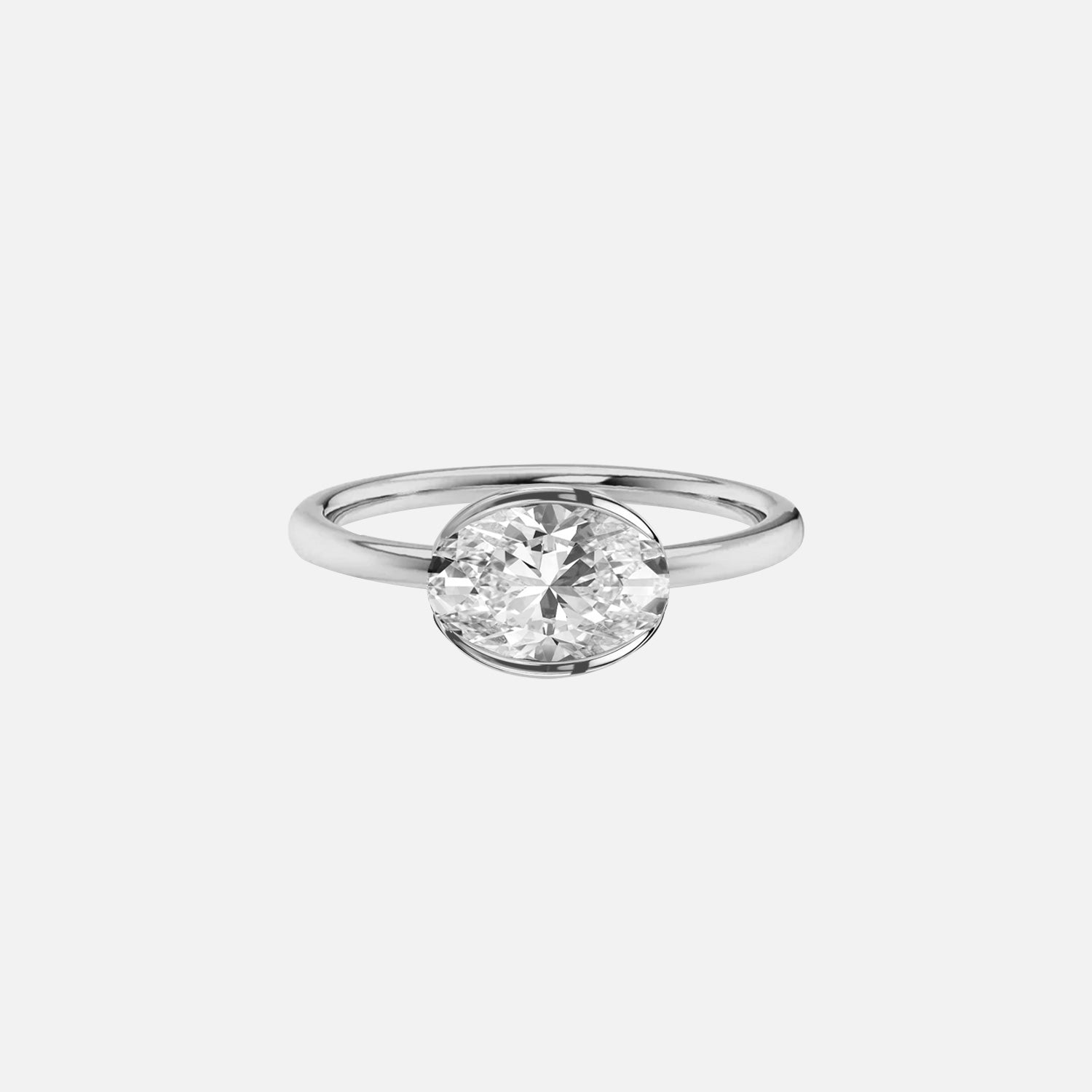  Amanda Lab Diamond 14k White Gold 1