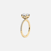 The Pave Andrewe Round Moissanite Ring - KNT - Engagement Rings, Wedding Bands & Fine Jewelry