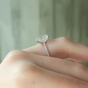 The Pave Andrewe Radiant Moissanite Ring - KNT - Engagement Rings, Wedding Bands & Fine Jewelry