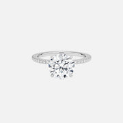 The Pave Andrewe Round Moissanite Ring - KNT - Engagement Rings, Wedding Bands & Fine Jewelry