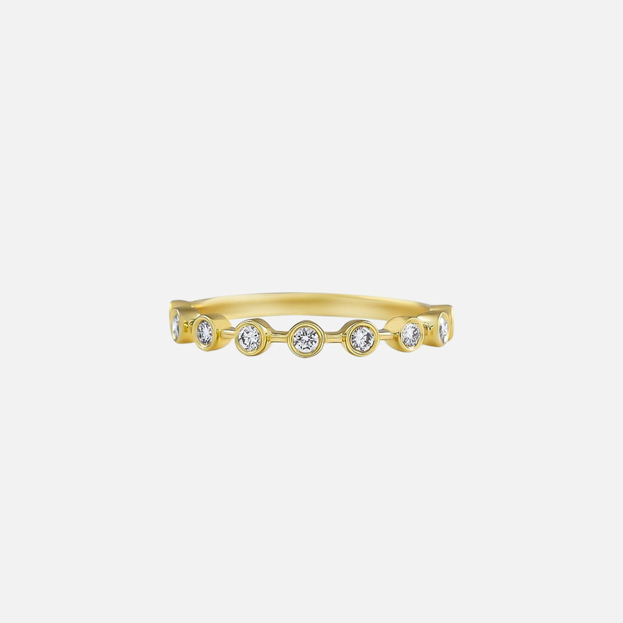  Athena Moissanite 18k Yellow Gold 1