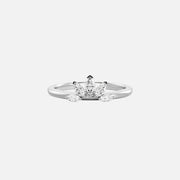 The Prong Aurora Crown Moissanite Ring - KNT - Engagement Rings, Wedding Bands & Fine Jewelry