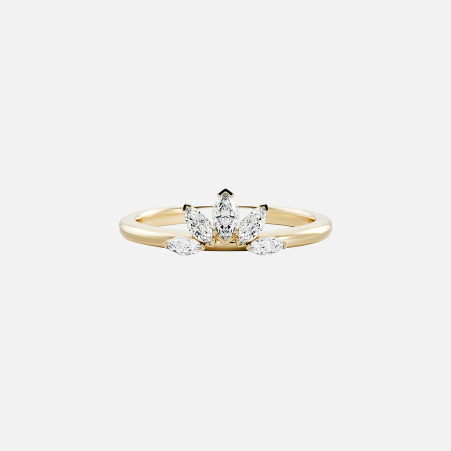 The Prong Aurora Crown Moissanite Ring - KNT - Engagement Rings, Wedding Bands & Fine Jewelry