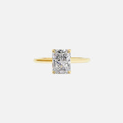 The Solitaire Becca Radiant Moissanite Ring - KNT - Engagement Rings, Wedding Bands & Fine Jewelry
