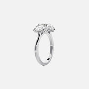 The Three Stones Belle Oval Moissanite Ring - KNT - Engagement Rings, Wedding Bands & Fine Jewelry