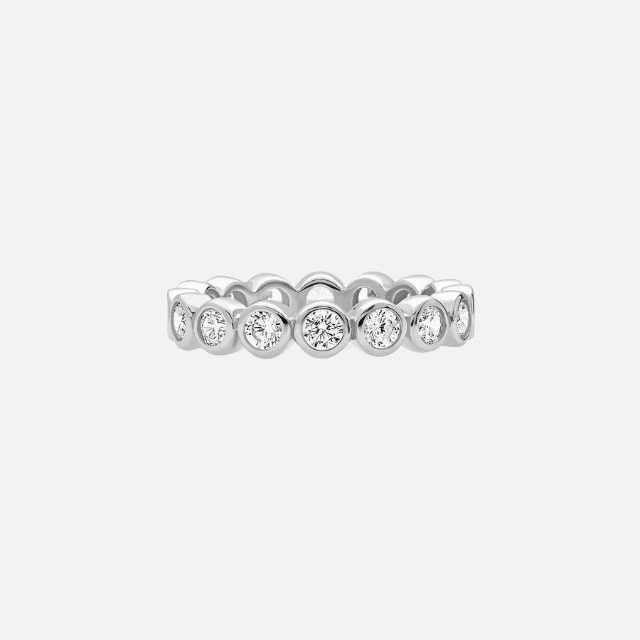 The Pave Bubble Flashes Moissanite Ring - KNT - Engagement Rings, Wedding Bands & Fine Jewelry