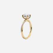 The Hidden Halo Camilla Round Pave Moissanite Ring - KNT - Engagement Rings, Wedding Bands & Fine Jewelry