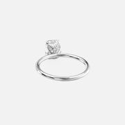 The Hidden Halo Cassia Radiant Pave Moissanite Ring - KNT - Engagement Rings, Wedding Bands & Fine Jewelry
