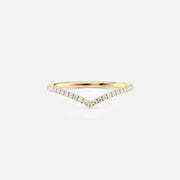 The Pave Chevron Grace Moissanite Ring - KNT - Engagement Rings, Wedding Bands & Fine Jewelry
