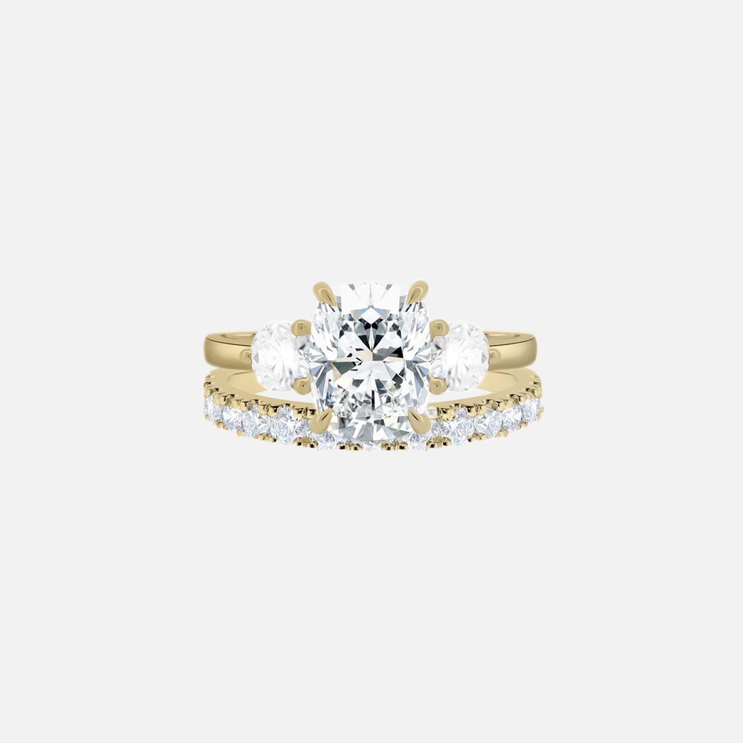 Cushion Julia & Alisha Ring Stack - KNT - Engagement Rings, Wedding Bands & Fine Jewelry