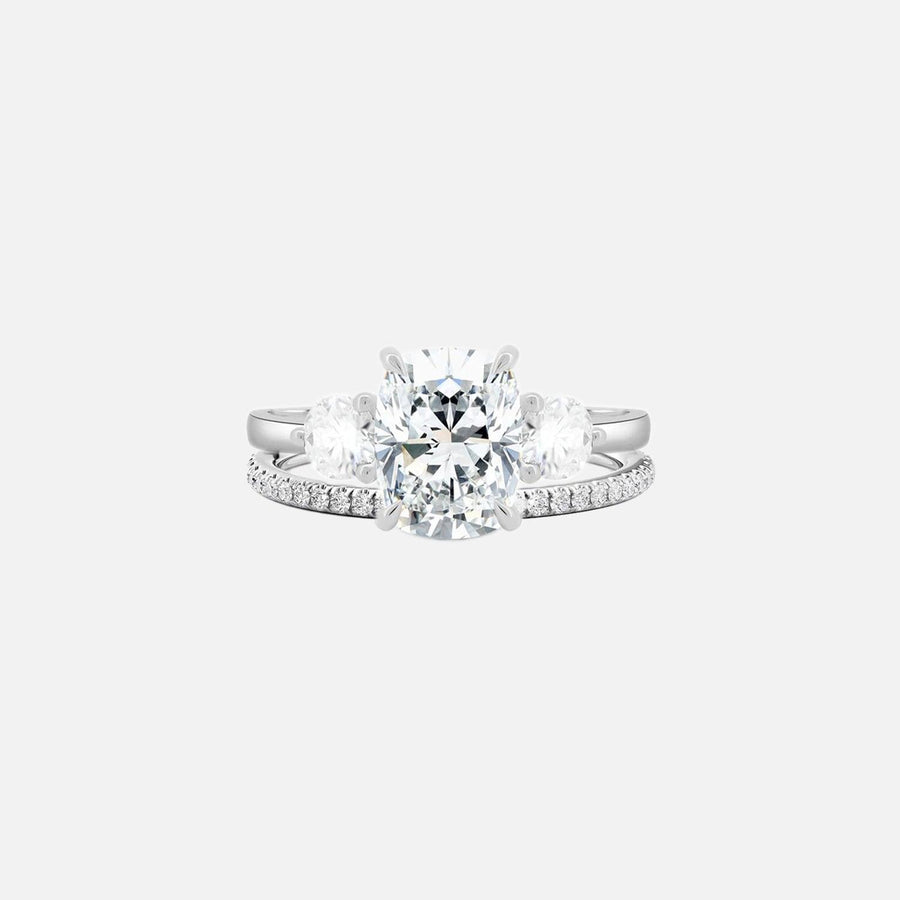 Cushion Julia & Opulent Aurora Ring Stack - KNT - Engagement Rings, Wedding Bands & Fine Jewelry