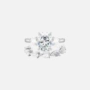 Cushion Julia & Radiant Pear Ring Stack - KNT - Engagement Rings, Wedding Bands & Fine Jewelry