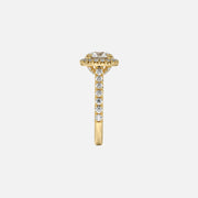 The Halo Donisha Round Pave Moissanite Ring - KNT - Engagement Rings, Wedding Bands & Fine Jewelry