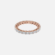  East West Emerald Eternity Ring 14k Rose Gold 2 0 001