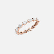  East West Pear Eternity Ring 14k Rose Gold 1 5 002