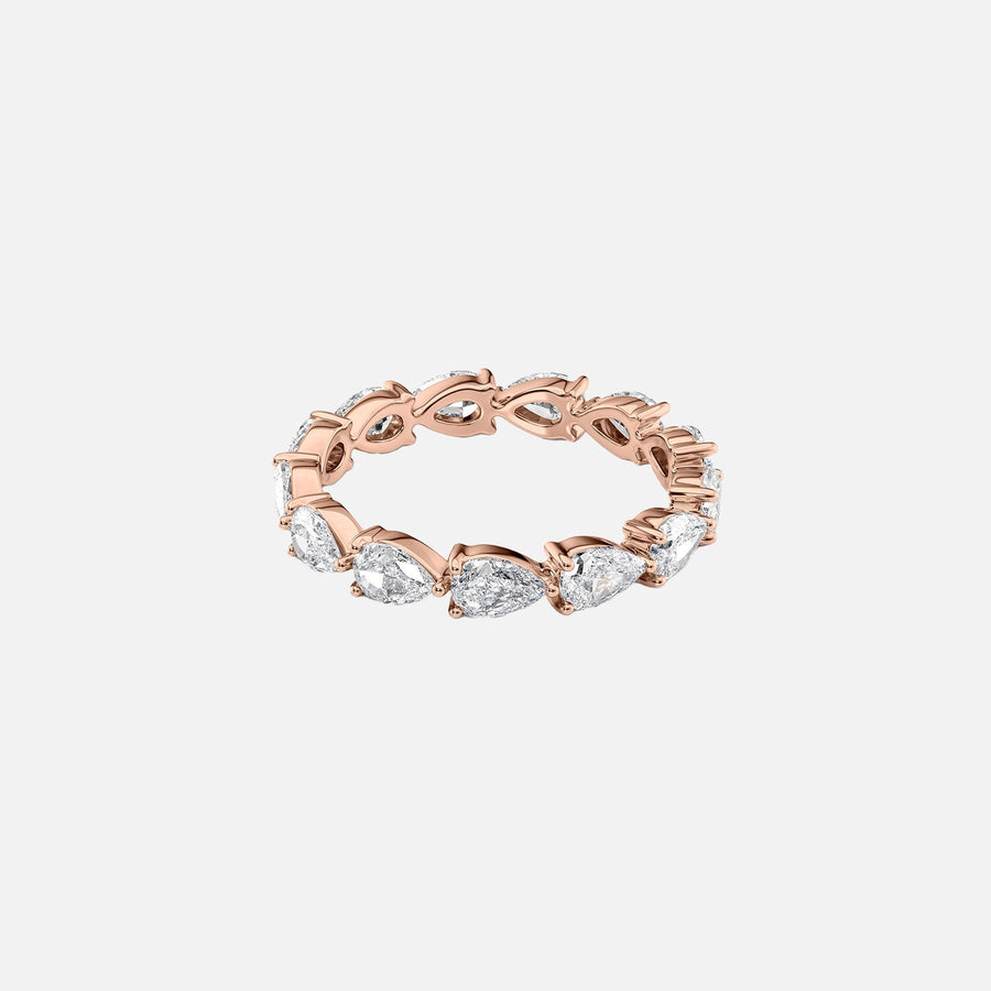  East West Pear Eternity Ring 14k Rose Gold 2 0 001