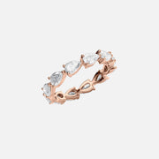  East West Pear Eternity Ring 14k Rose Gold 2 5 002