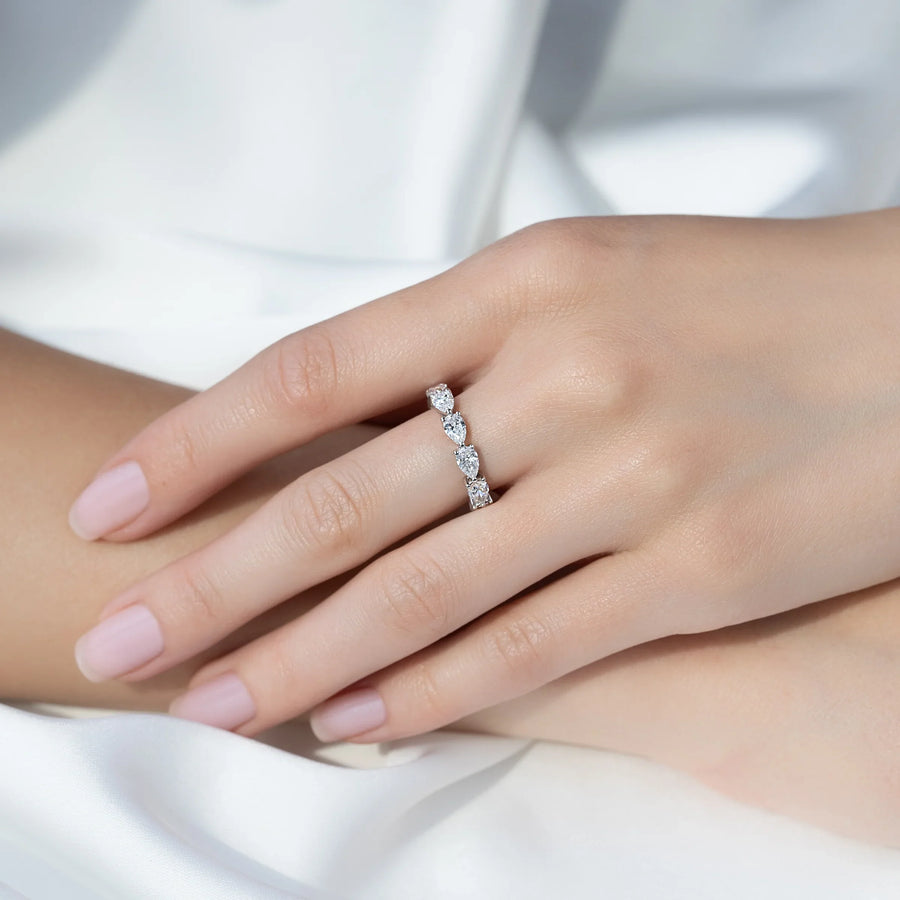  East West Pear Eternity Ring 14k White Gold 3 0 004 Final
