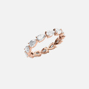  East West Pear Eternity Ring 18k Rose Gold 2 0 002