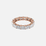  East West Radiant Eternity Ring 14k Rose Gold 4 0 001