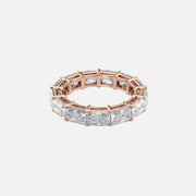  East West Radiant Eternity Ring 14k Rose Gold 5 0 001
