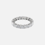  East West Radiant Eternity Ring 14k White Gold 2 0 001