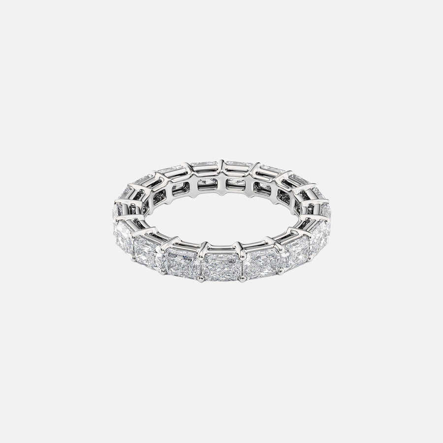  East West Radiant Eternity Ring 14k White Gold 2 0 001